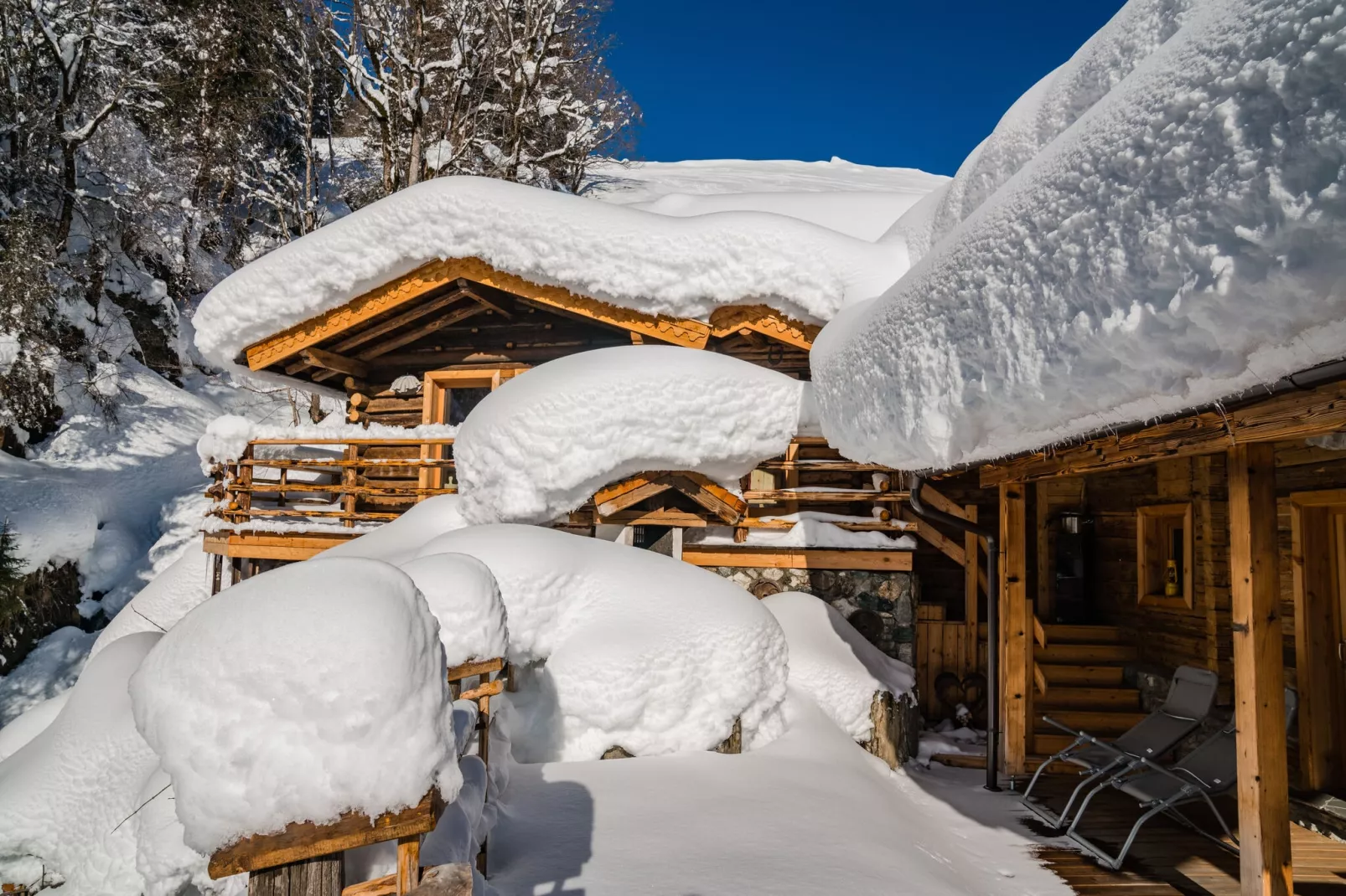 Oberholzlehen Hütte-Exterieur winter
