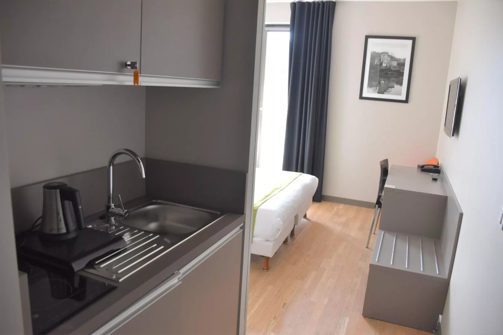 Résidence Lyon Dock Ouest - Lyon / Chambre Confort 2 pers-Binnen