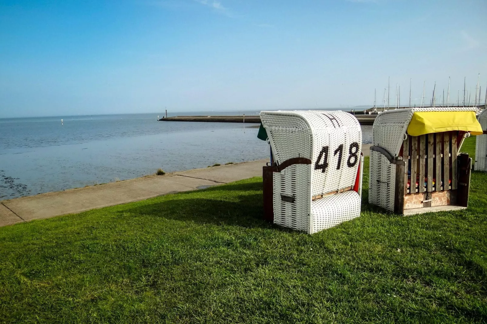 Nordsee Ferienhaus Lindner-Gebieden zomer 1km