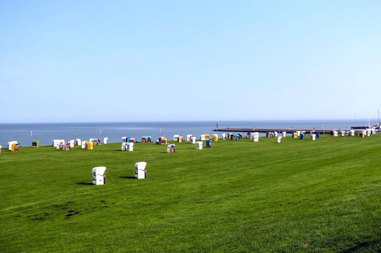 Nordsee Ferienhaus Lindner-Gebieden zomer 1km