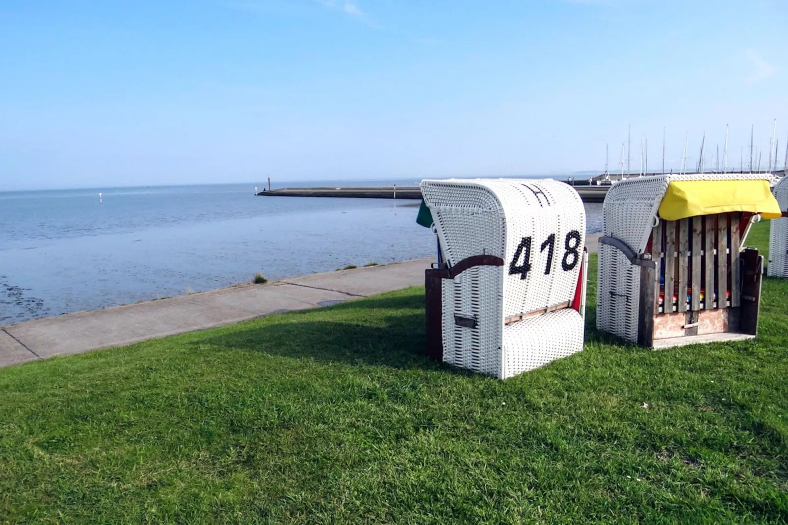 Nordsee Ferienhaus Lindner-Gebieden zomer 1km