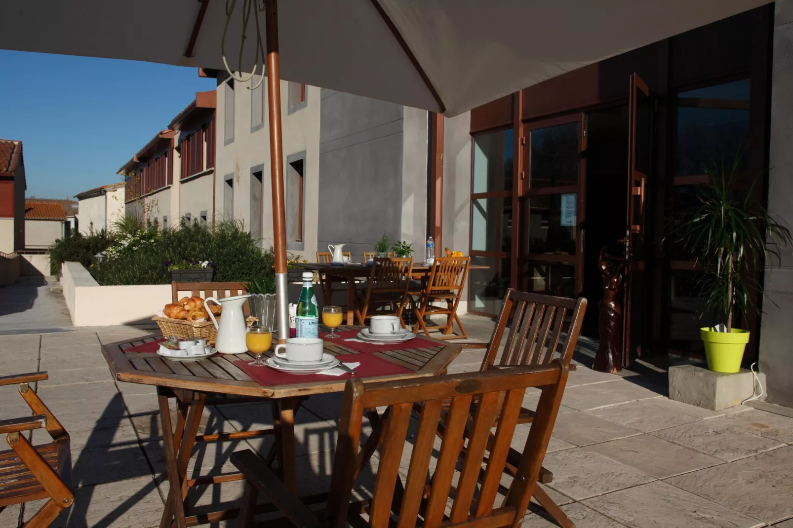 Résidence la Barbacane Carcassonne / Studio double 2 pers-Terrasbalkon