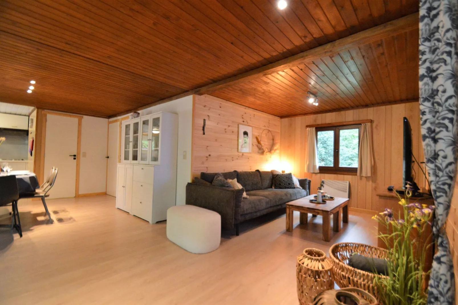 Chalet Petite Source-Woonkamer