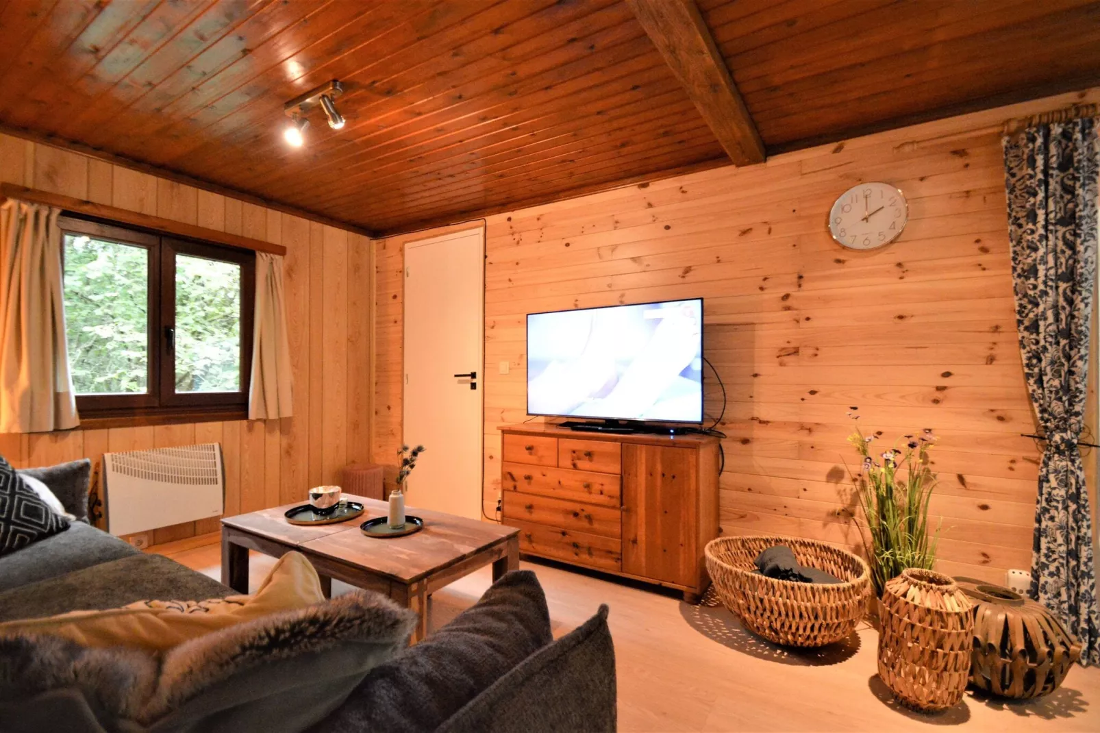 Chalet Petite Source-Woonkamer