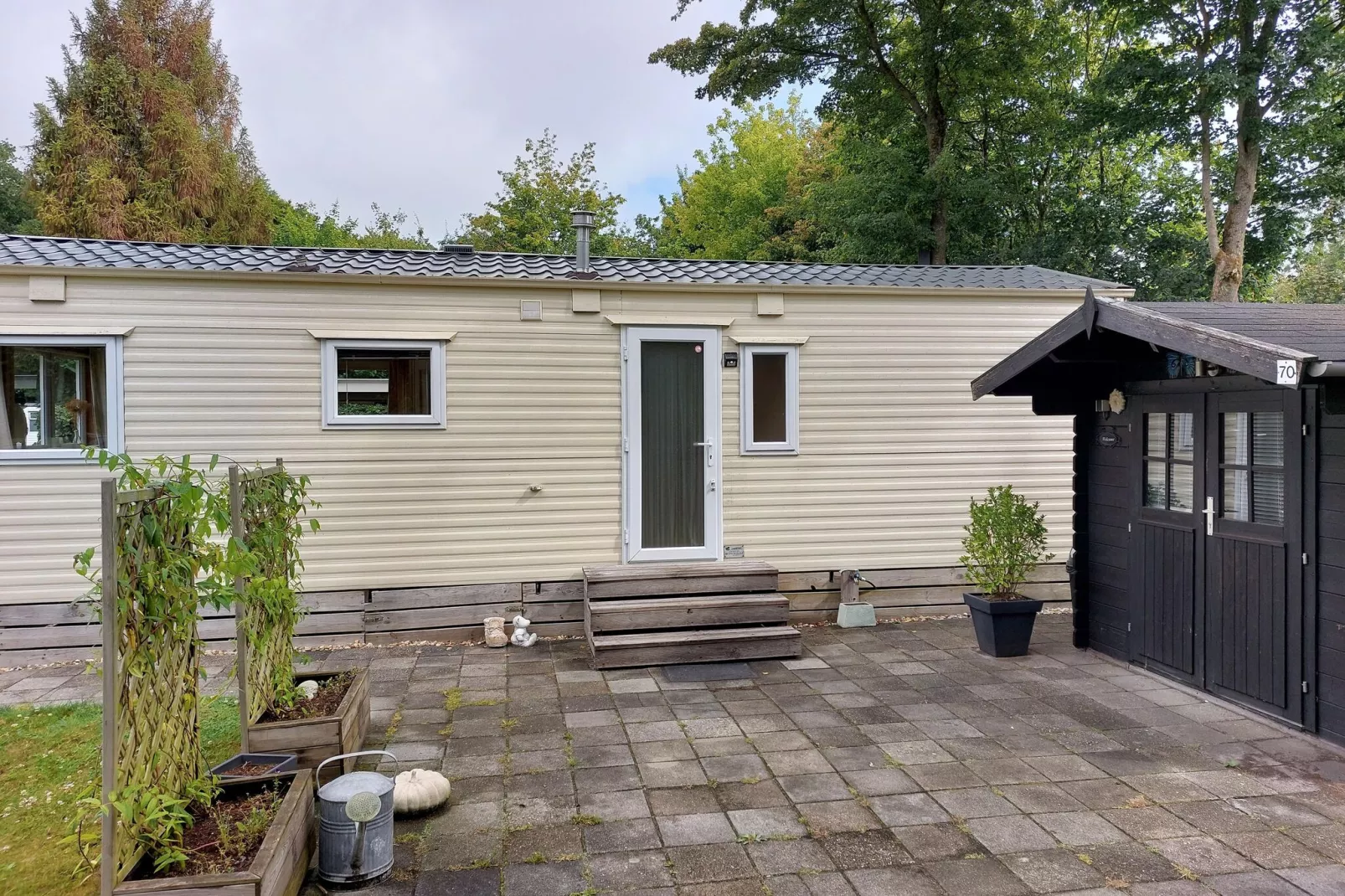 Chalet Alkenhaer nr 70-Buitenkant zomer