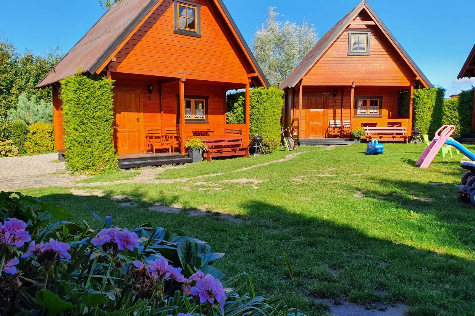 Holiday resort, Sarbinowo-42 qm-Tuinen zomer