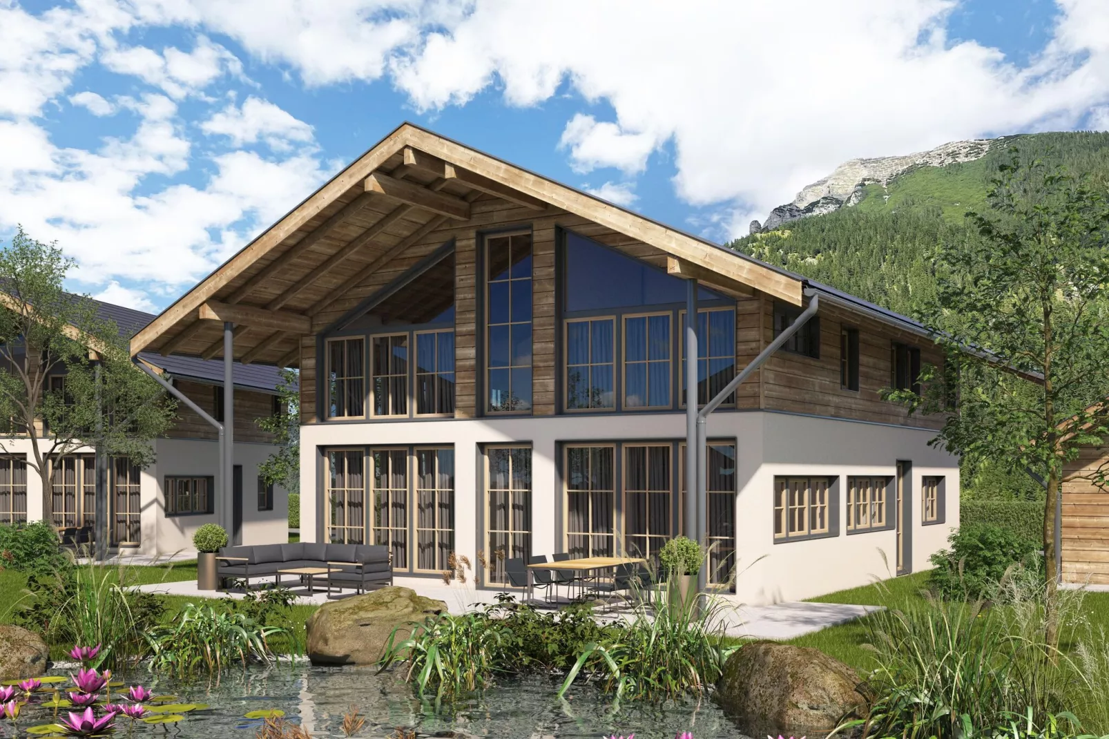 DEIN BICHLBACH Chalet groß-Buitenkant zomer