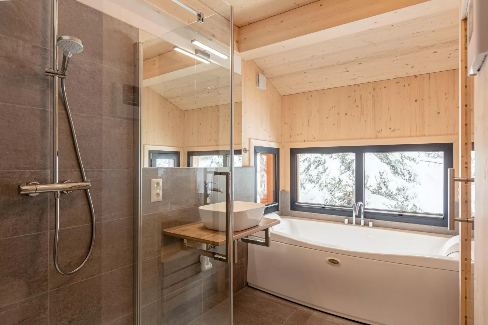 Naturchalets Turracher Höhe 1-Badkamer