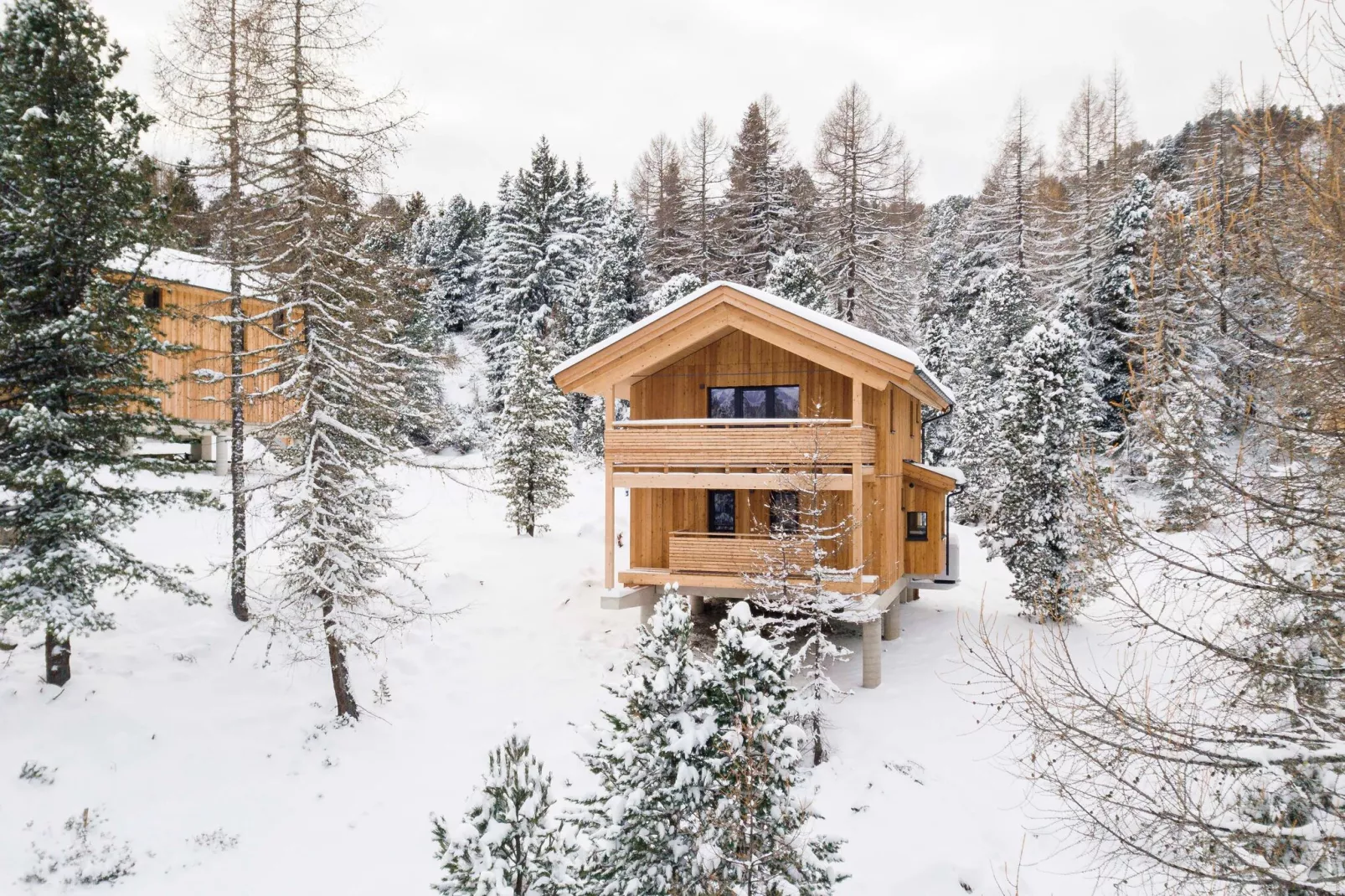 Naturchalets Turracher Höhe 1-Exterieur winter