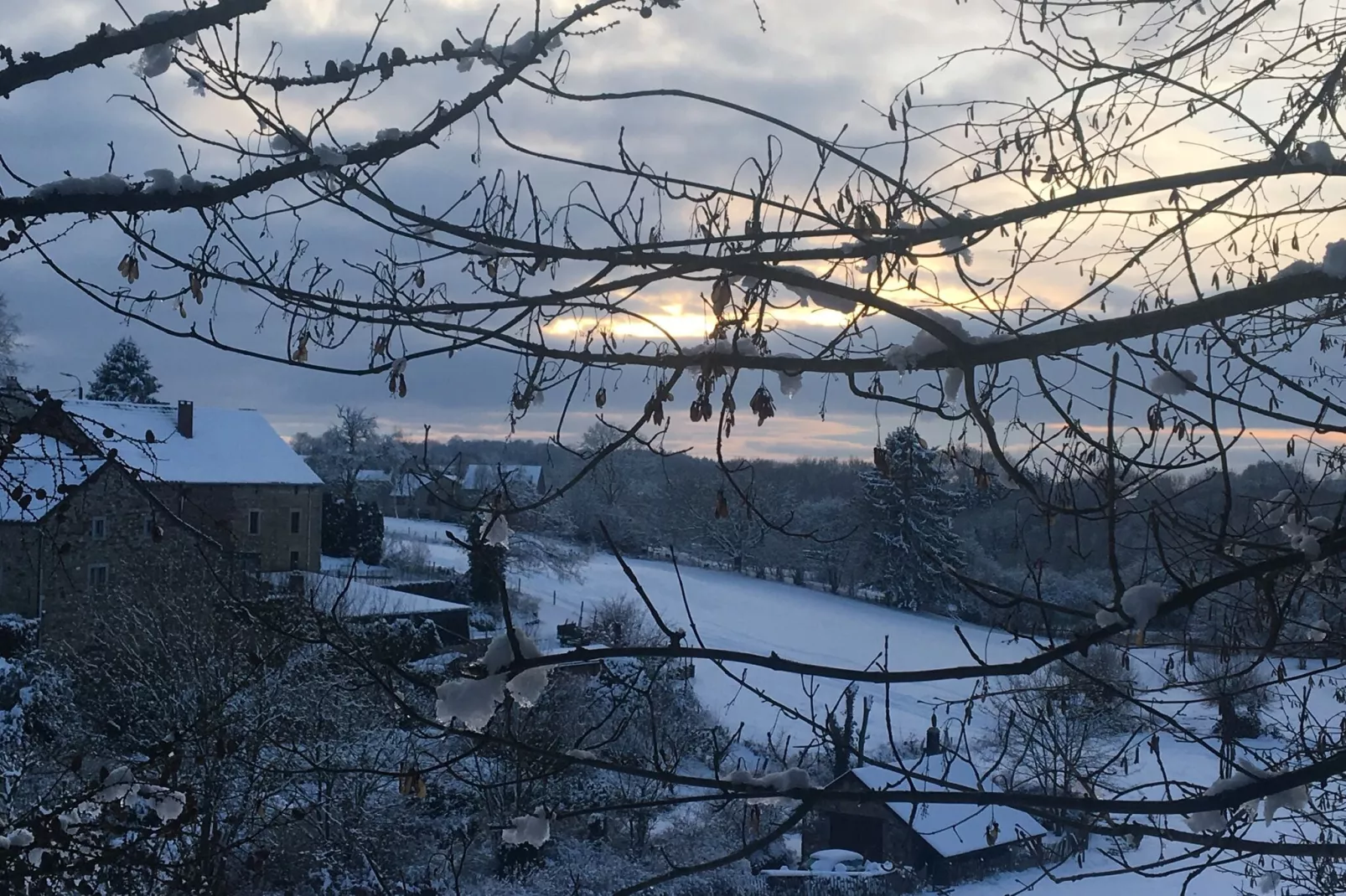 La ferme de Filot-Gebied winter 1km