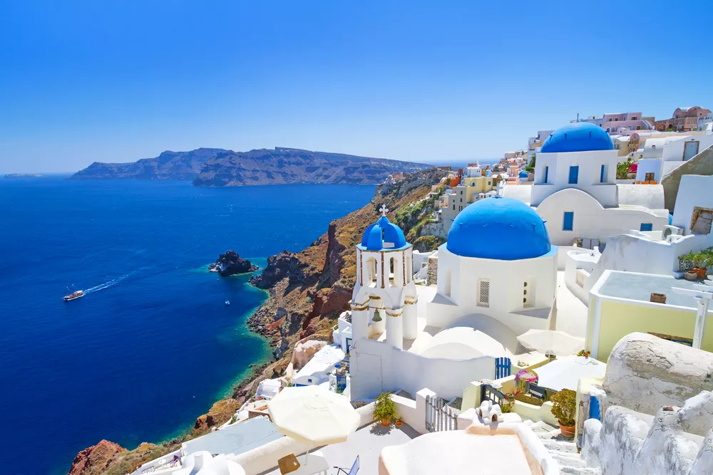 Uitzicht over Oia, Santorini