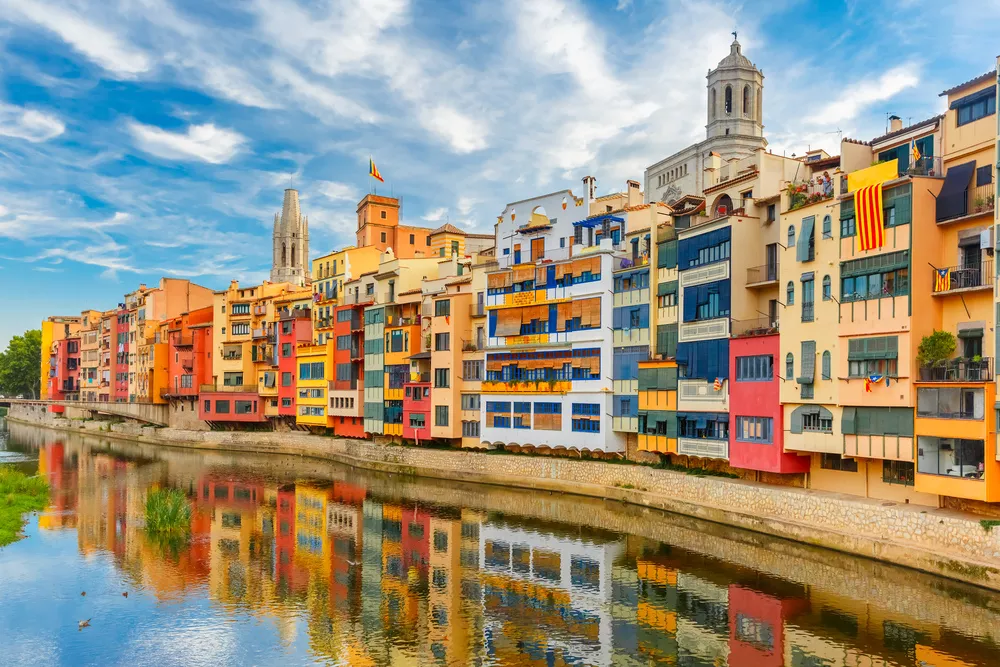 Stad Girona in Catalonië