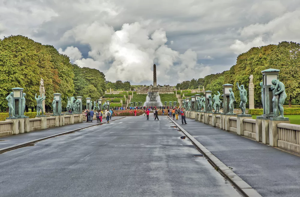 Vigeland Park Noorwegen