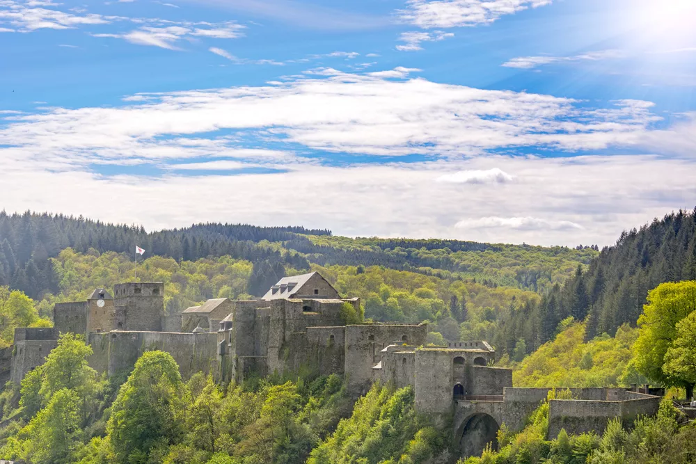 Kasteel van Bouillon in de Ardennen